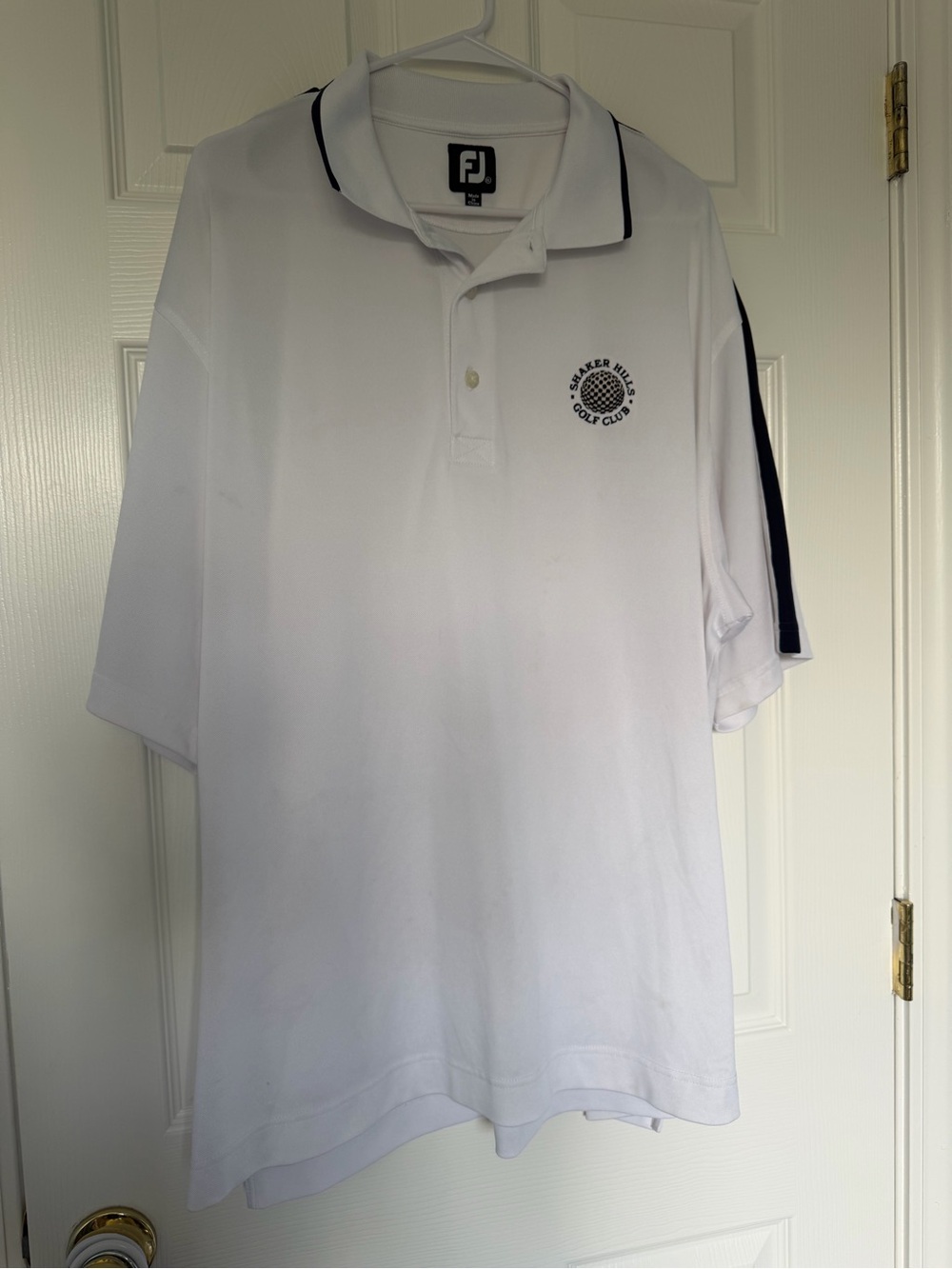 Foot Joy Men's Shaker Hills Golf Club Polo Size Extra Large STAINS
